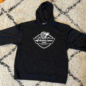 Black BIG 10 Detroit lane bowl game sweatshirt XL
